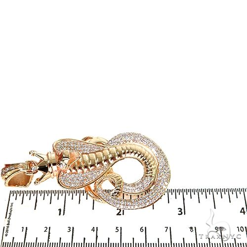 King Cobra Diamond Pendant 67779 - Image 6