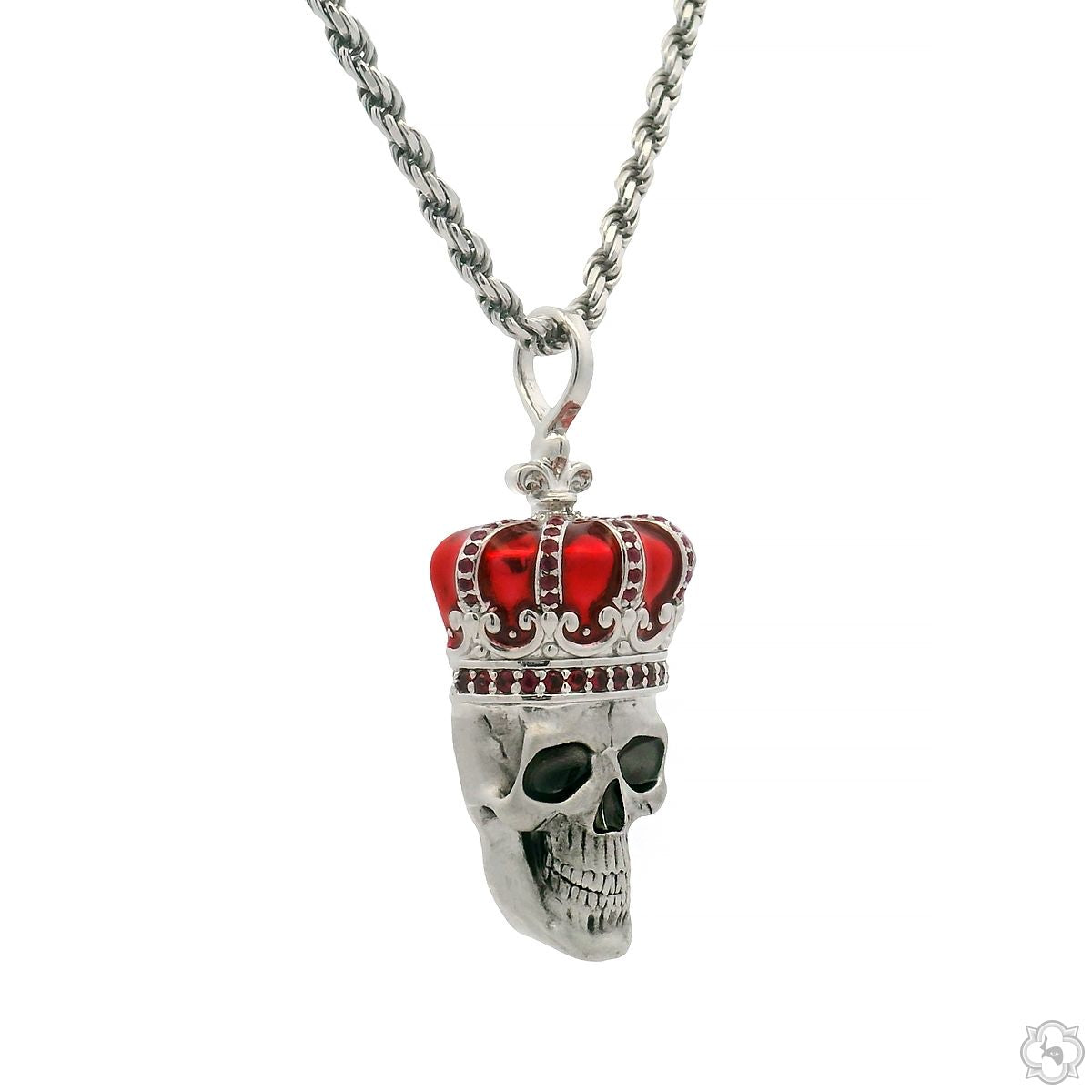 King Skull Pendant Set 70710 | TraxNYC