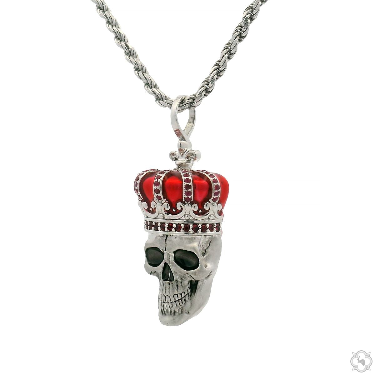 King Skull Pendant Set 70710 | TraxNYC