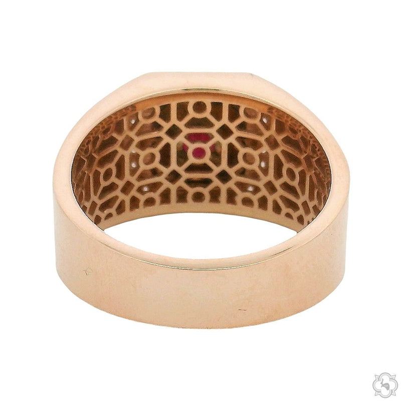 14K Gold King's Flame Ruby Ring, photo 5 of 6