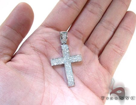 LA Diamond Cross Crucifix 5511 - Image 6