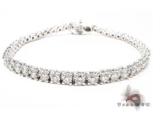 Diamond Tennis Bracelet 8.5 inches 4.1 mm 69855 - Image 1