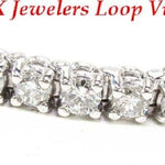 Diamond Tennis Bracelet 8.5 inches 4.1 mm 69855 - Image 3