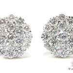 Flower Diamond Stud Earrings 21049 - Image 1