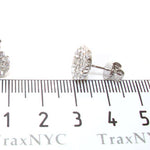 Flower Diamond Stud Earrings 21049 - Image 5