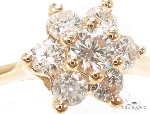 Ladies Diamond Flower Ring 35984 - Image 2