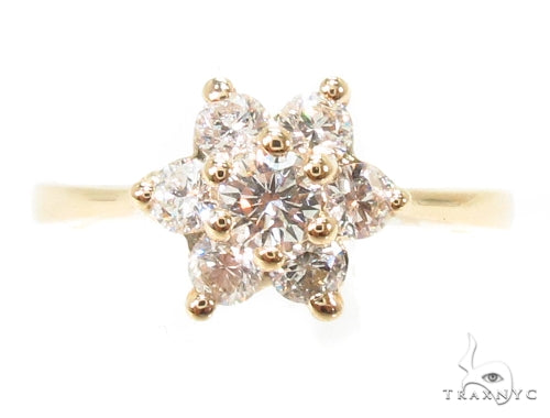 Ladies Diamond Flower Ring 35984 - Image 3
