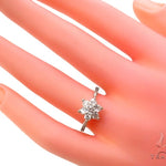 Ladies Diamond Flower Ring 35985 - Image 7