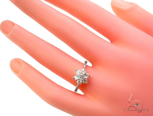 Ladies Diamond Flower Ring 35985 - Image 7