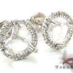 Ladies Diamond Semi Mount Earring 21513 - Image 2