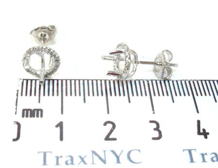 Ladies Diamond Semi Mount Earring 21513 - Image 6