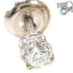 Mens Ladies Diamond Stud Earrings 20556 - Image 3