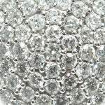 14K Gold Dome Diamond Earrings 9096 - Image 3