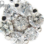 Ladies Flower Diamond Pendant 21227 - Image 3