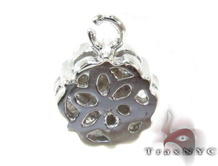Ladies Flower Diamond Pendant 21227 - Image 4