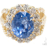Ladies Light Blue Sapphire Ring 36328 - Image 2