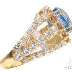 Ladies Light Blue Sapphire Ring 36328 - Image 5