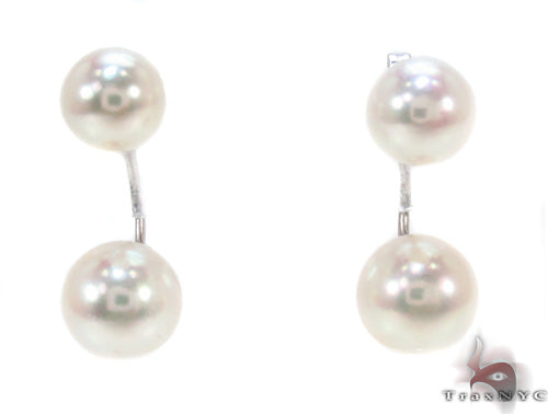 Ladies Pearl Earrings 34753 - Image 1