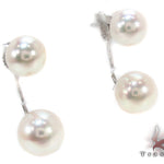 Ladies Pearl Earrings 34753 - Image 2