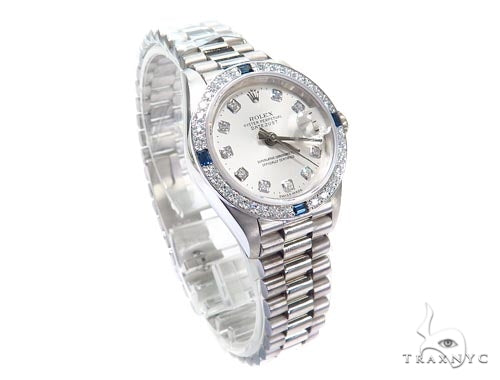 Ladies President Diamond Rolex Watch 42023 - Image 4