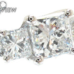 Ladies Princess Cut Diamond Ring 21182 - Image 3