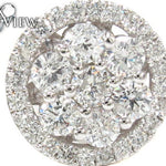 Ladies Prong Diamond Earrings 21407 - Image 2