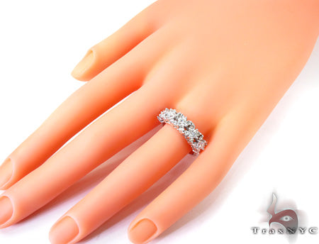 Ladies Prong Engagement Band 18138 - Image 8