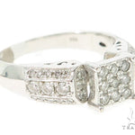 Square Head Diamond Engagement Ring Set 5463 - Image 2