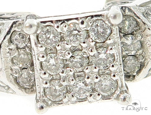 Square Head Diamond Engagement Ring Set 5463 - Image 6