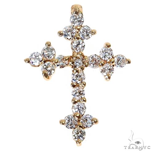 Ladies Tiny Enchanted Cross Crucifix 3273 - Image 1