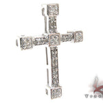 Ladies Prong Diamond Cross Crucifix 21203 - Image 2