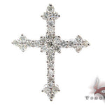 Ladies Prong Diamond Cross Crucifix 21206 - Image 1