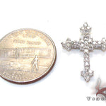 Ladies Prong Diamond Cross Crucifix 21206 - Image 5