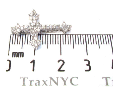 Ladies Prong Diamond Cross Crucifix 21206 - Image 6