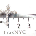 Ladies Prong Diamond Cross Crucifix 21206 - Image 7