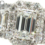 Ladies White Gold Diamond Ring 21040 - Image 3