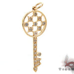 Ladies Diamond Key Pendant 21196 - Image 2