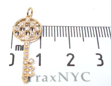 Ladies Diamond Key Pendant 21196 - Image 8