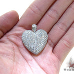 Ladies Yellow Gold Bubble Heart Pendant 20736 - Image 7