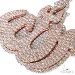 Large 2 Tone Diamond Allah Pendant 67361 - Image 3