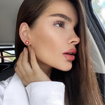 Lover's Petal Sapphire Diamond Flower Earrings Large 66900 - Image 4