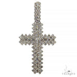 Large Diamond Cross Pendant (Lab) 68213 - Image 1