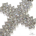 Large Diamond Cross Pendant (Lab) 68213 - Image 3