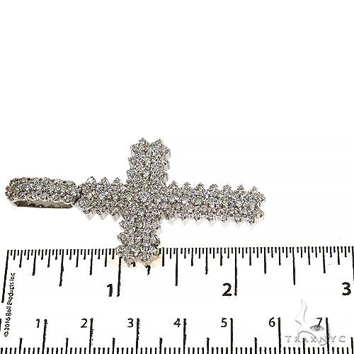 Large yellow gold cross pendant covered with lab diamonds, about 2.5 inches wide