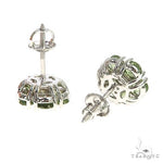 Meadow Bloom Sapphire Diamond Earrings Large 66902 - Image 3