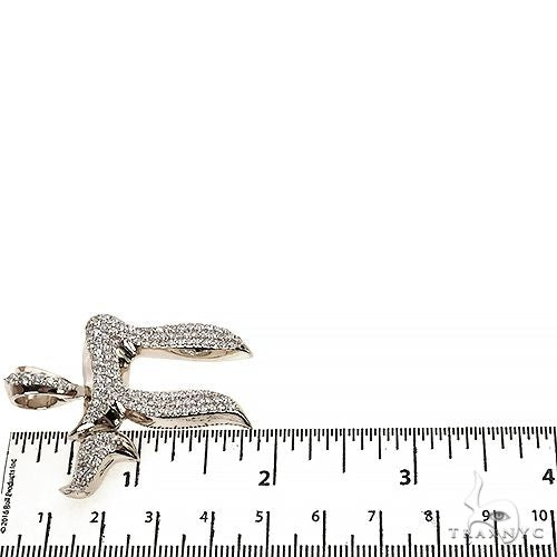 Large Jewish Chai Diamond Pendant ,925 Silver 69920 - Image 7
