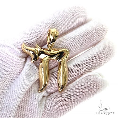 14K Gold Large Jewish Pendant, photo 8 of 8