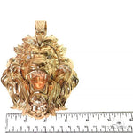 Large Lion Head Pendant With Opening Face Of African Wildlife  69151 - Image 8