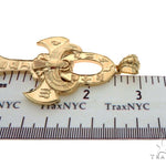 Large 14K Yellow Gold TraxNYC's Mystique Ankh Cross Crucifix 57694 - Image 7