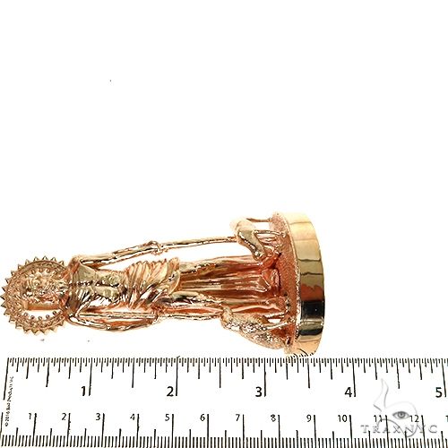 14K Gold Large St. Lazarus Pendant, photo 7 of 7
